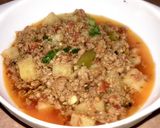 A picture of step 4 of Dhaba Style Aalu Keema.