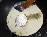 A picture of step 4 of Mutton Halwa / Pudding.
