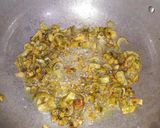 A picture of step 2 of Spicy daal karela.