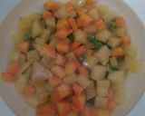Hình bước làm 1 của món Salad Nga
