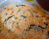 A picture of step 10 of Vegetable Brinji rice.