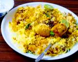 Anda biryani recipe step 6 photo
