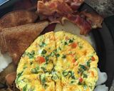 A picture of step 9 of Waffle Iron Egg Omlette.