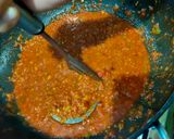 A picture of step 3 of Ratlami bhaji pav (street style).