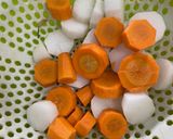 Hình bước làm 1 của món Hủ tiếu chay
