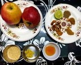 A picture of step 1 of Apple and Walnut Chaat.