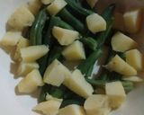 Foto del paso 4 de la receta: Ensalada de judías verdes, champignones y papas