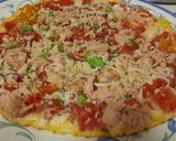 Foto del paso 4 de la receta Tortilla abierta de atún y tomate