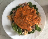 Foto del paso 2 de la receta: Ensalada de garbanzos con atún, canónigos y salsa de verduras