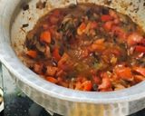 A picture of step 4 of Kathal Biryani.