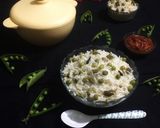 A picture of step 8 of Green Peas Capsicum Pulao.