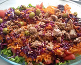 Foto del paso 4 de la receta: Ensalada de Tomate, Col roja (Lombarda) y Zanahorias