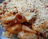 A picture of step 8 of Tangy and spicy pasta baked dish (Jain/regular).