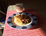 Foto del paso 4 de la receta: Panqueques con arándanos