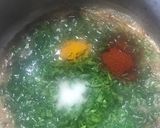 A picture of step 3 of Palak koftay.