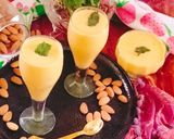 A picture of step 4 of Mango smoothie mango badam smoothie.