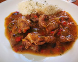 Foto del paso 11 de la receta: Mollejas en salsa de hortalizas con guarnición de arroz
