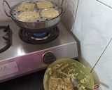 A picture of step 8 of Semolina and Vermicelli idli.