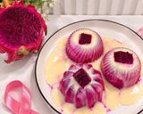 Foto langkah ke 4 dari resep Dragon Fruit milk Pudding.