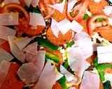 A picture of step 3 of My Over Loaded Pizza 😘.