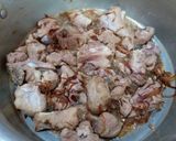 A picture of step 2 of Mutton Pulao.