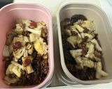 Foto del paso 8 de la receta: Ensalada de lentejas con berenjena asada, tomates secos, dátiles y burrata !!!!