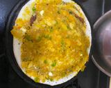 A picture of step 3 of Road side crispy  Masala Dosa.