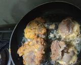 A picture of step 8 of Andey wala gosht.