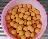 Foto langkah ke 1 dari resep Bubur Candil Ubi Kuning / Kolak Biji Salak.