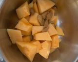 A picture of step 1 of Melon And Almond Smoothie.