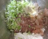 Chicken and Shrimp Pinkish Dumpling recipe step 2 photo