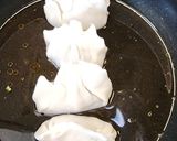 Hình bước làm 4 của món Bánh mandu tôm thịt áp chảo (sủi cảo Hàn Quốc)