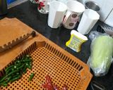 A picture of step 1 of Lemon Rice.