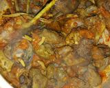 Foto langkah ke 3 dari resep Kalio hati ayam.