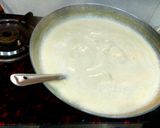 A picture of step 1 of Basundi.