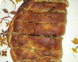 A picture of step 4 of Stuffed wheat flour Cheezy Garlic Bread .