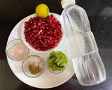 A picture of step 1 of Ruby Red Refreshment 💎🍷(Anar Ki Shikanji).