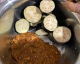 عکس مرحله 3 از دستور آموزش بادمجون کبابی تابه ای🍆🍅