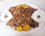 عکس مرحله 2 از دستور دمی رشته و عدس