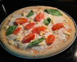 A picture of step 5 of Sourdough Pizza.