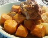 Foto del paso 5 de la receta: Bondiola rellena al horno con papas y boniatos