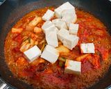 รูปขั้นตอนการทำที่ 3 ของ ซุปกิมจิอกไก่เต้าหู้อ่อน