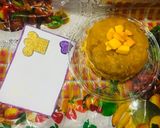 A picture of step 20 of Mango glaze cake.
