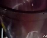 A picture of step 2 of Biscuit smoothie.