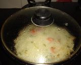 A picture of step 5 of Sabudana and Suji Chilla.