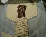 Foto del paso 1 de la receta Trenza de hojaldre rellena de nocilla