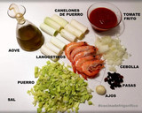 Foto del paso 1 de la receta: Canelones de Puerro (sin pasta)