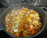 Foto del paso 2 de la receta: Trinchado de verduras con jamón serrano