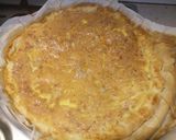 A picture of step 6 of Carbonara pie.