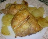 Foto del paso 5 de la receta: Muslos de pollo al horno con patatas